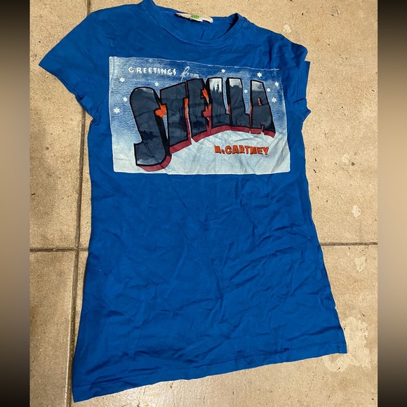 Stella McCartney Logo Print Tee "Greetings from Stella McCartney" - Picture 3 of 4